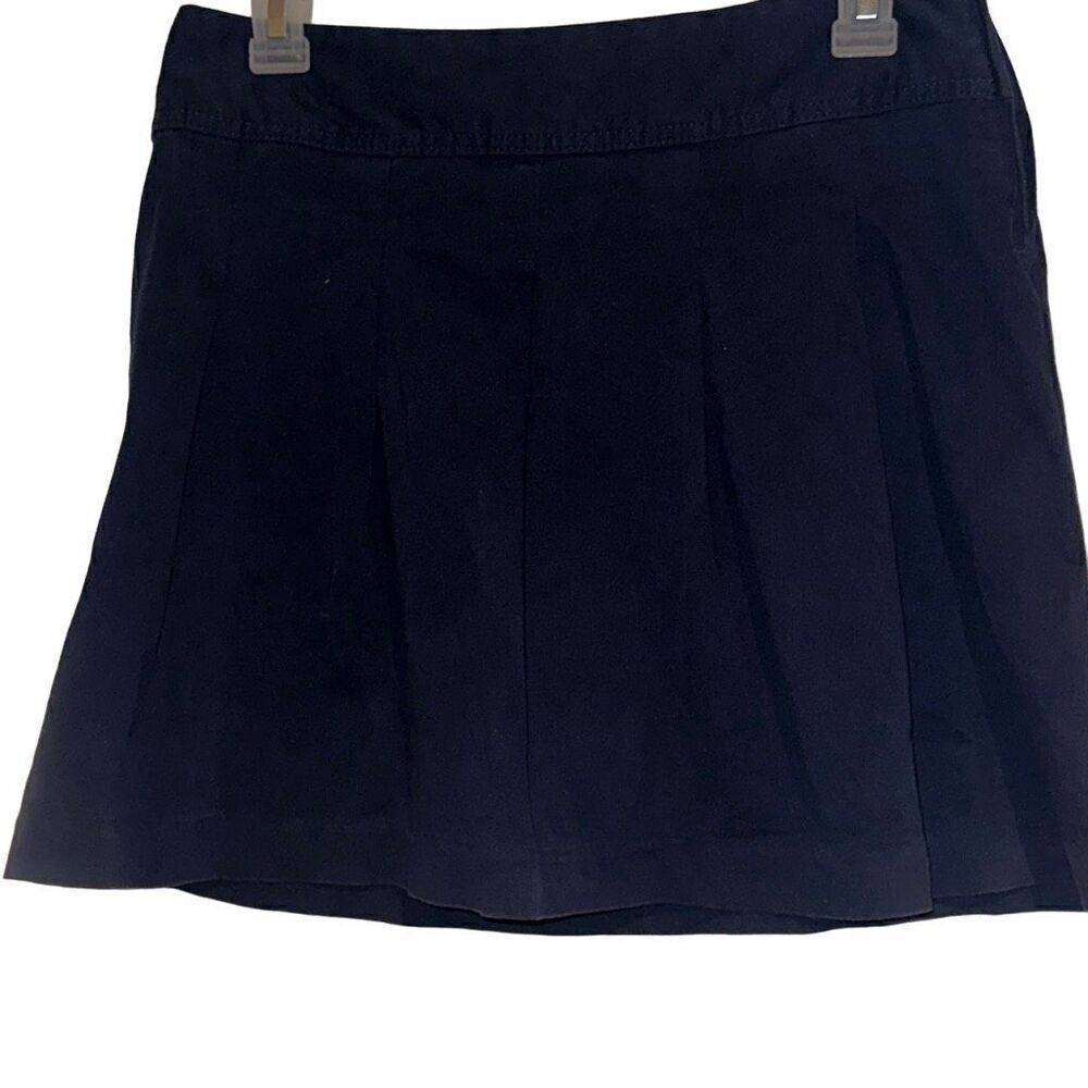 The Children's Place Tidal Side Zip Twill Pleated Skirt Uniform Girls' Size 12